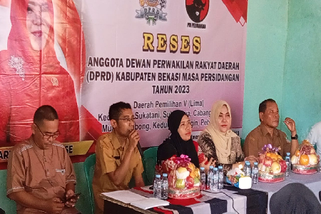 RESES KE 3 TAHUN 2023 ANGGOTA DPRD KABUPATEN BEKASI DAPIL V IBU MARTINAH NINGSIH, SE