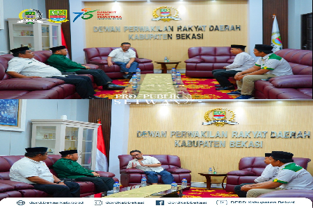 Ketua Dewan Perwakilan Rakyat Daerah Kabupaten Bekasi, H. Ade Sukron, S.H.I., M.Si @adesukron04 menerima audiensi dari Dewan Masjid Indonesia (DMI) Kabupaten Bekasi. 