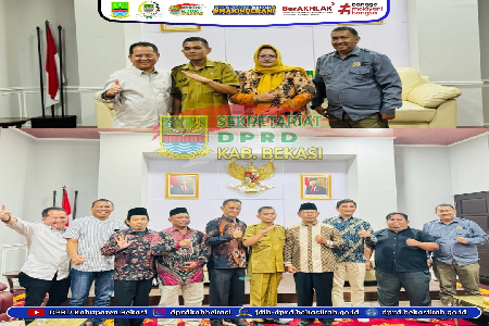 Penerimaan Kunjungan Tamu Pimpinan dan Anggota Komisi III dan Komisi IV DPRD Kabupaten Subang ke Kantor DPRD Kabupaten Bekasi terkait Study Komparasi tentang JDIH di Sekretariat DPRD.