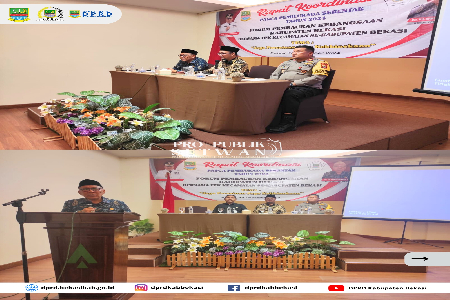 Ketua Dewan Perwakilan Rakyat Daerah (DPRD) Kabupaten Bekasi, Ade Sukron, S.H.I, M.Si menghadiri Rapat Koordinasi Pasca Pemilukada Serentak Tahun 2024 yang diinisiasi oleh Forum Pembaruan Kebangsaan Kabupaten Bekasi. Acara berlangsung di Hotel Grand Cikar