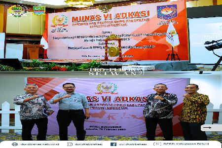 Ketua dan Wakil Ketua DPRD Kabupaten Bekasi Hadiri Gelaran Munas ke-VI ADKASI