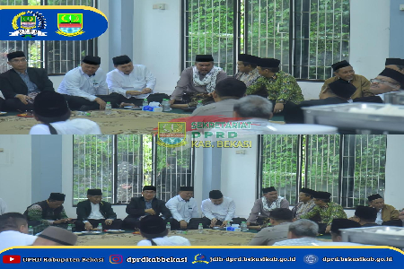 Ketua DPRD Kabupaten Bekasi yaitu Bapak HM.BN. Holik Qodratulloh, SE, M.Si menghadiri Tasyakuran Harlah NU ke 101 Tahun yang bertempat di Gedung Hizbullah NU Kabupaten Bekasi (Kp. Serang Kongsi, RT 011/ RW 06 Sukadami, Cikarang Selatan).