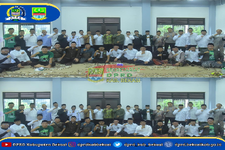 Ketua DPRD Kabupaten Bekasi yaitu Bapak HM.BN. Holik Qodratulloh, SE, M.Si menghadiri Tasyakuran Harlah NU ke 101 Tahun yang bertempat di Gedung Hizbullah NU Kabupaten Bekasi (Kp. Serang Kongsi, RT 011/ RW 06 Sukadami, Cikarang Selatan).