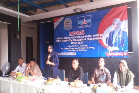 RESES KE 3 TAHUN 2023 ANGGOTA DPRD KABUPATEN BEKASI DAPIL IV IBU ANGGANITA, SE