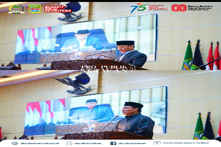 Rapat Paripurna DPRD Kabupaten Bekasi pada tanggal 18 Desember 2025 Masa Persidangan Kesatu Tahun Sidang 2025-2026