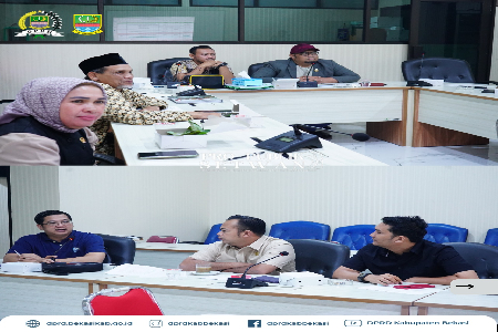 Komisi I DPRD Kabupaten Bekasi menggelar rapat kerja untuk membahas agenda dan jadwal penting yang menjadi prioritas utama dalam menjalankan tugas. 