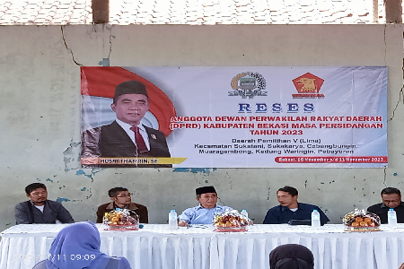RESES KE 3 TAHUN ANGGARAN 2023 DAPIL V YAITU BAPAK HUSNI THAMRIN, SE