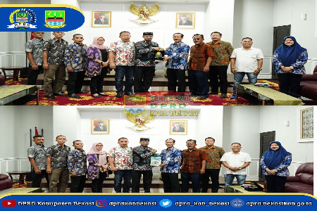Penerimaan Kunjungan Kerja Kabupaten Karawang oleh Kepala Bagian Risalah dan Persidangan yaitu Bapak Rismanto, S.Kom terkait Konsultasi dan Koordinasi tentang Pembentukan Peraturan Daerah.