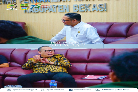Pimpinan dan Anggota DPRD Kabupaten Bekasi Terima Kunjungan dari KPU Kabupaten Bekasi