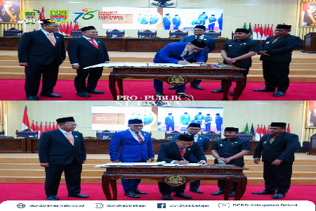 Ketua Dewan Perwakilan Rakyat Daerah (DPRD) Kabupaten Bekasi, H. Ade Sukron, S.H.I, M.Si @adesukron04 membuka dan memimpin jalannya Rapat Paripurna Kedua Puluh Enam Masa Persidangan Kesatu Tahun Sidang 2025-2026. Acara berlangsung di Graha Paripurna DPRD 