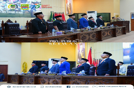 Ketua Dewan Perwakilan Rakyat Daerah (DPRD) Kabupaten Bekasi, H. Ade Sukron, S.H.I, M.Si @adesukron04 membuka dan memimpin jalannya Rapat Paripurna Kedua Puluh Enam Masa Persidangan Kesatu Tahun Sidang 2025-2026. Acara berlangsung di Graha Paripurna DPRD 