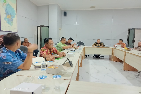 Rapat Kerja Komisi 3 DPRD Kab. Bekasi dengan Dinas (Mitra Kerja) dalam rangka Membahas Pra KUA PPAS Tahun Anggaran 2024.