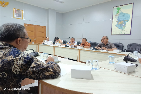 Rapat Kerja Komisi 3 DPRD Kab. Bekasi dengan Dinas (Mitra Kerja) dalam rangka Membahas Pra KUA PPAS Tahun Anggaran 2024.