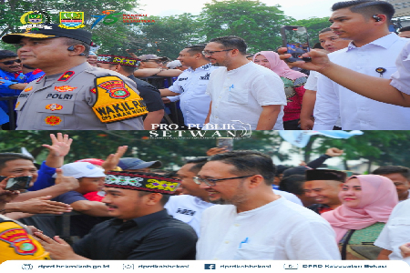 Ketua DPRD Kabupaten Bekasi, H. Ade Sukron, S.H.I, M.Si @adesukron04 menghadiri Apel Akbar Kebangsaan Buruh Indonesia yang diselenggarakan sebagai momentum memperkuat semangat persatuan, solidaritas, dan kebangsaan di kalangan pekerja serta seluruh elemen