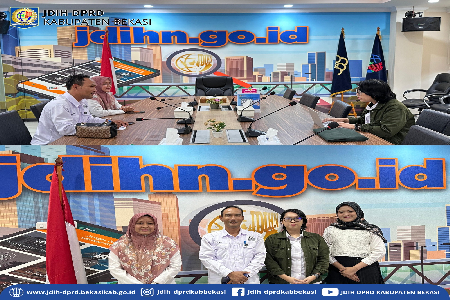 KOORDINASI DAN KONSULTASI TIM PENGELOLA JDIH DPRD KABUPATEN BEKASI KE KANTOR BPHN, KEMENKUM DAN HAM RI 