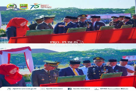 Ketua DPRD Kabupaten Bekasi Bapak H. Ade Sukron, S.HI., M.Si @adesukron04 turut serta dalam Upacara Peringatan Hari Kesaktian Pancasila yang digelar di Plaza Pemkab Bekasi, pada Rabu (1/10/2025).