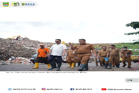 Senin (2/12/2024) Ketua dan Anggota Dewan Perwakilan Rakyat Daerah (DPRD) Kabupaten Bekasi mendampingi Penjabat Bupati Bekasi meninjau Tempat Pembuangan Akhir (TPA) Burangkeng 