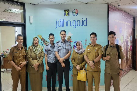 Koordinasi Dan Konsultasi Terkait Pengelolaan JDIH Ke Kantor BPHN - Jakarta Timur