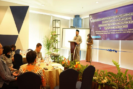 Sosialisasi Dan Peresmian Website Jaringan Dokumentasi Dan Informasi Hukum (JDIH) DPRD Kabupaten Bekasi