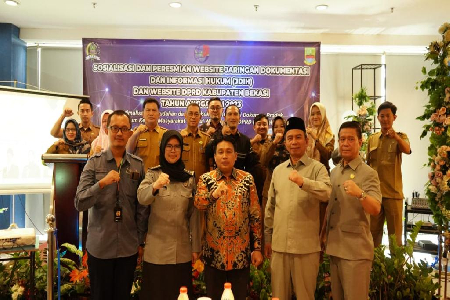Sosialisasi Dan Peresmian Website Jaringan Dokumentasi Dan Informasi Hukum (JDIH) DPRD Kabupaten Bekasi