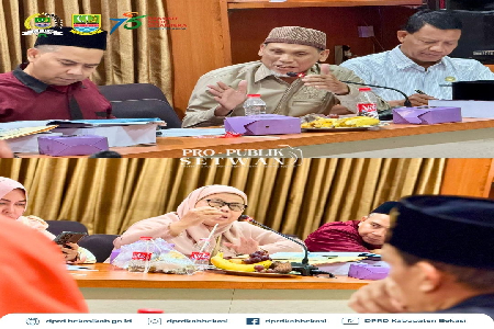Badan Anggaran Dewan Perwakilan Rakyat Daerah (DPRD) Kabupaten Bekasi menggelar Rapat Kerja bersama Pemerintah Daerah dalam rangka pembahasan Rencana Pendapatan Daerah dan Belanja Daerah dalam Rancangan KUA-PPAS Tahun Anggaran 2026.