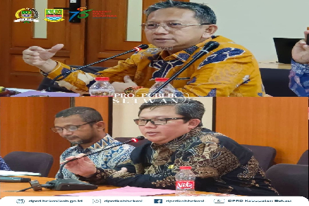 Badan Anggaran Dewan Perwakilan Rakyat Daerah (DPRD) Kabupaten Bekasi menggelar Rapat Kerja bersama Pemerintah Daerah dalam rangka pembahasan Rencana Pendapatan Daerah dan Belanja Daerah dalam Rancangan KUA-PPAS Tahun Anggaran 2026. Rapat yang dipimpin ol