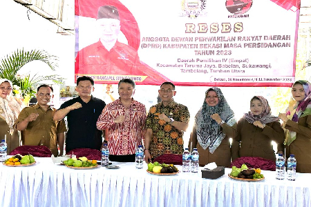 RESES KE 3 TAHUN 2023 ANGGOTA DPRD KABUPATEN BEKASI DAPIL IV BAPAK Drs. ERIJON MANGAPUL SIRINGO RINGO