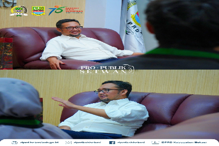 Ketua DPRD Kabupaten Bekasi, H. Ade Sukron, S.H.I, M.Si @adesukron04 menerima audiensi dari Himpunan Mahasiswa Islam (HMI) Kabupaten Bekasi pada Rabu (01/10/2025) yang bertempat di Ruang Rapat VIP Gedung DPRD Kabupaten Bekasi, Cikarang Pusat.