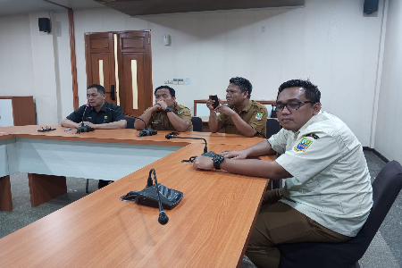 Rapat Koordinasi Terkait Pembuatan Website Di Ruang Rapat Sekretariat DPRD Kab Bekasi