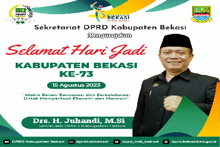 Selamat Hari Jadi Kabupaten Bekasi ke 73 Tahun 