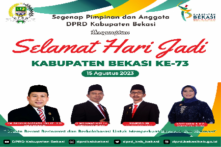 Selamat Hari Jadi Kabupaten Bekasi ke 73 Tahun 