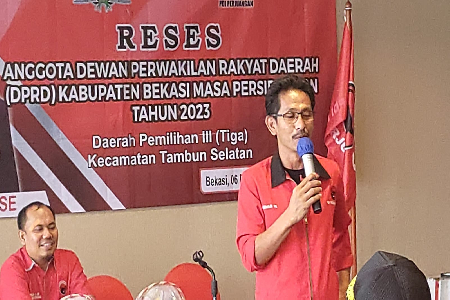	RESES 1 TAHUN ANGGARAN 2023 DAPIL III WAKIL KETUA DPRD KAB. BEKASI BAPAK SOLEMAN, SE