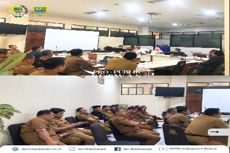 Komisi IV Dewan Perwakilan Rakyat Daerah (DPRD) Kabupaten Bekasi menggelar Rapat Kerja bersama Dinas Pendidikan Kabupaten Bekasi.